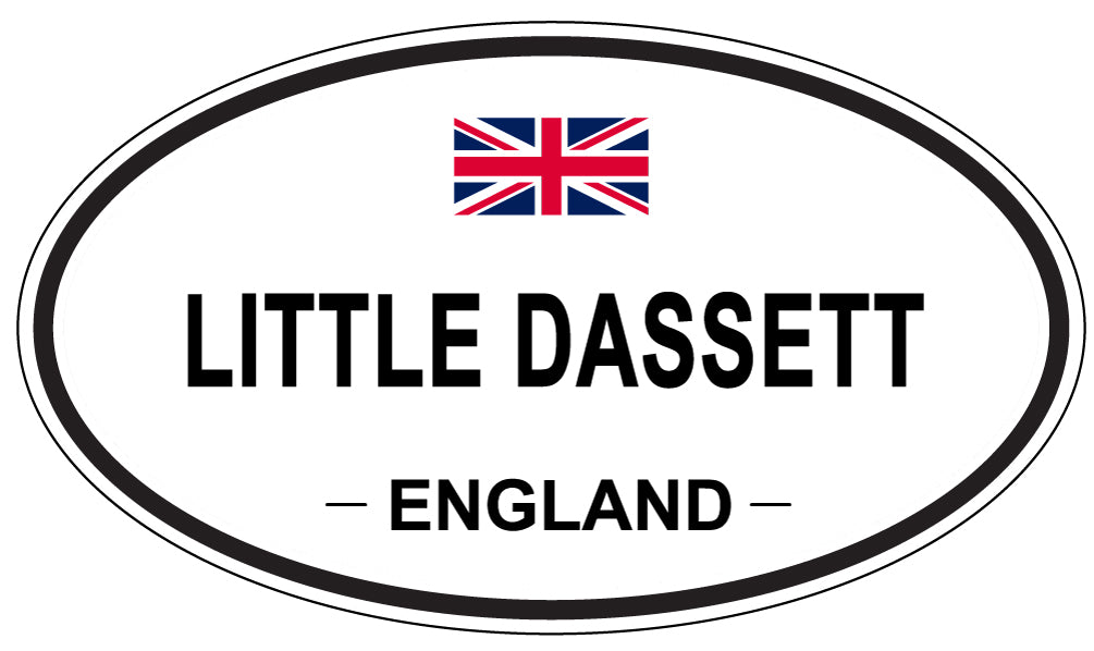 LITTLE DASSETT, England - Oval Magnet