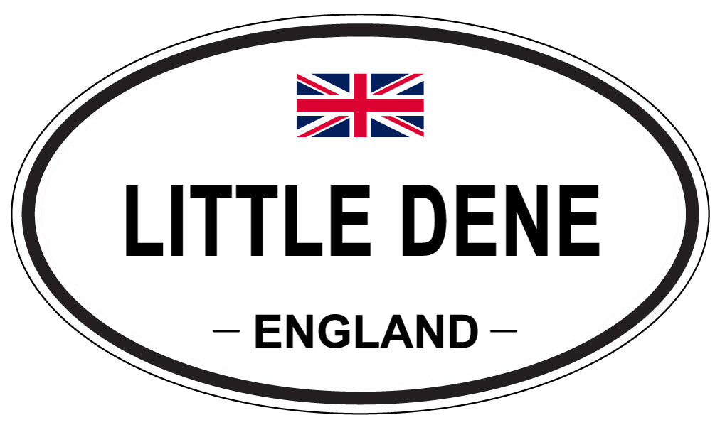 LITTLE DENE, ENGLAND - Oval Sticker