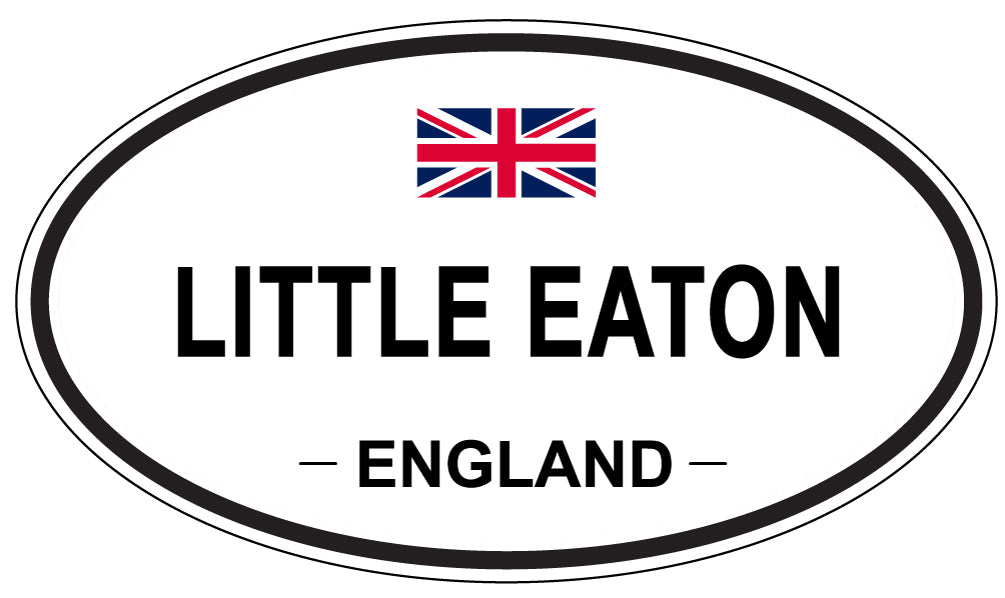 LITTLE EATON, England - Oval Magnet