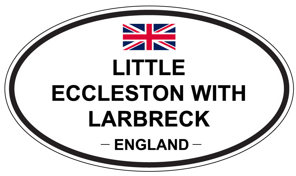 LITTLE ECCLESTON WITH LARBRECK, England - Oval Magnet