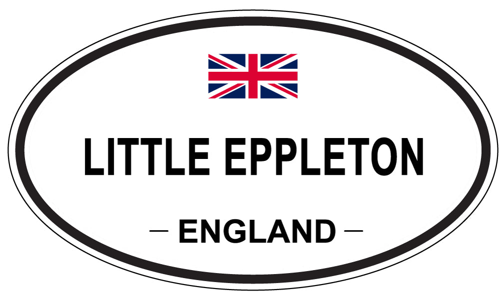 LITTLE EPPLETON, ENGLAND - Oval Sticker