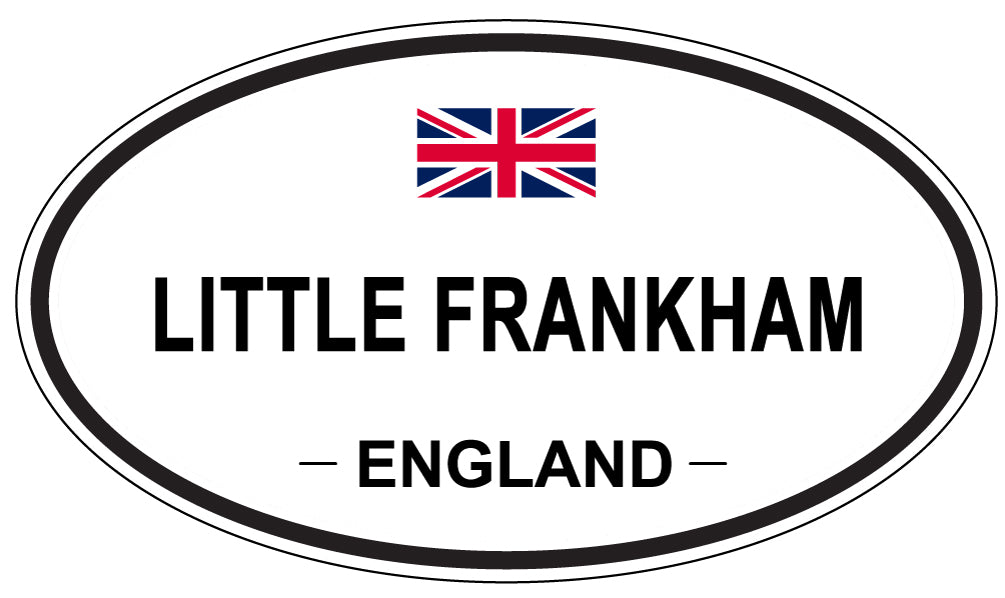LITTLE FRANKHAM, England - Oval Magnet
