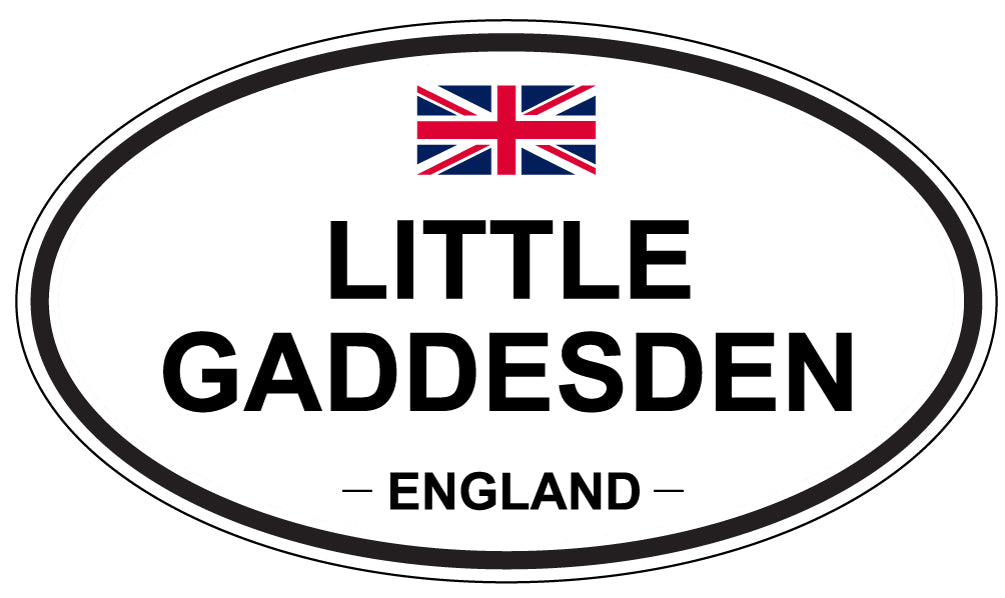 LITTLE GADDESDEN, ENGLAND - Oval Sticker