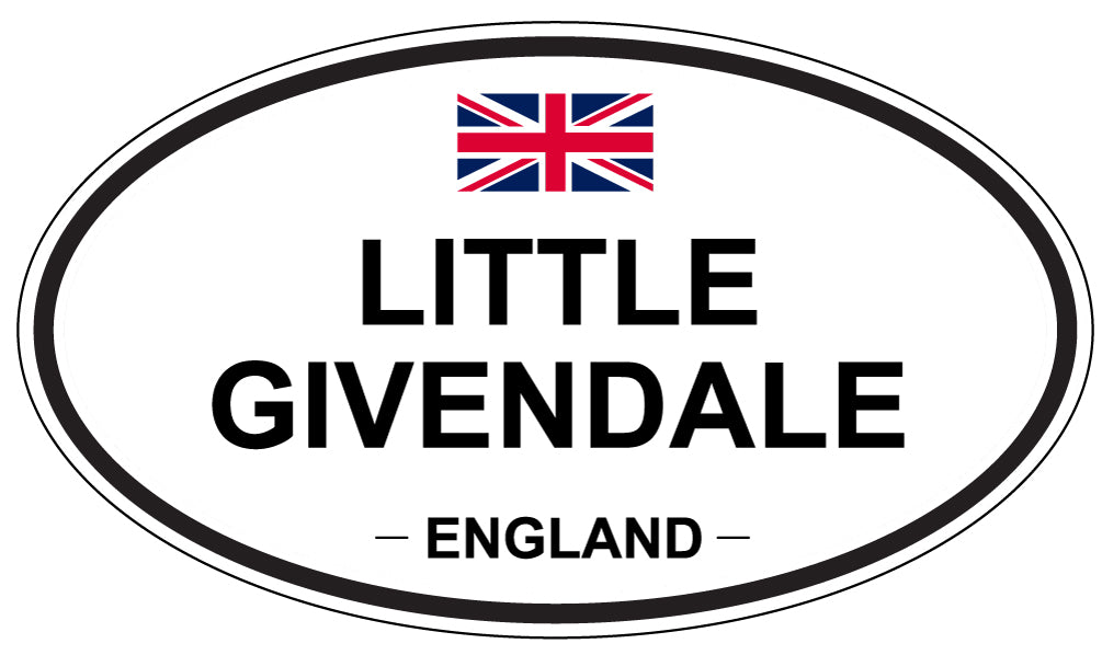 LITTLE GIVENDALE, England - Oval Magnet