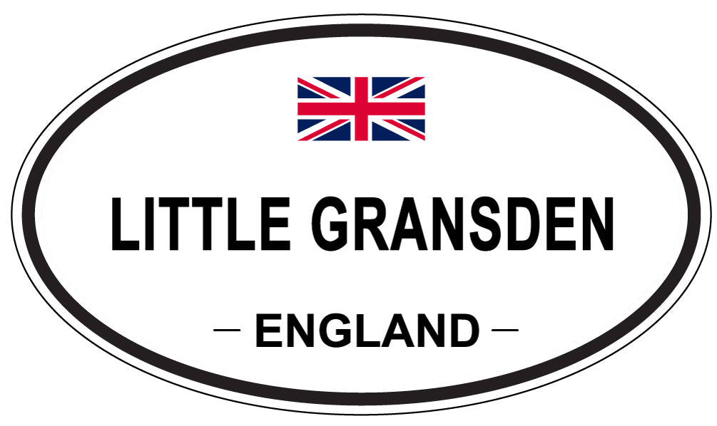 LITTLE GRANSDEN, England - Oval Magnet