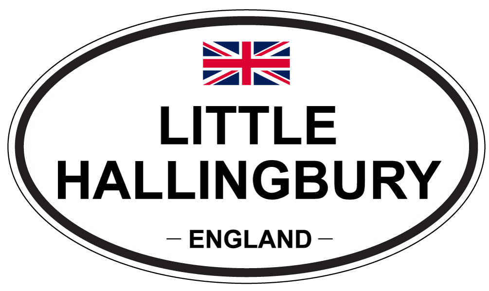 LITTLE HALLINGBURY, England - Oval Magnet