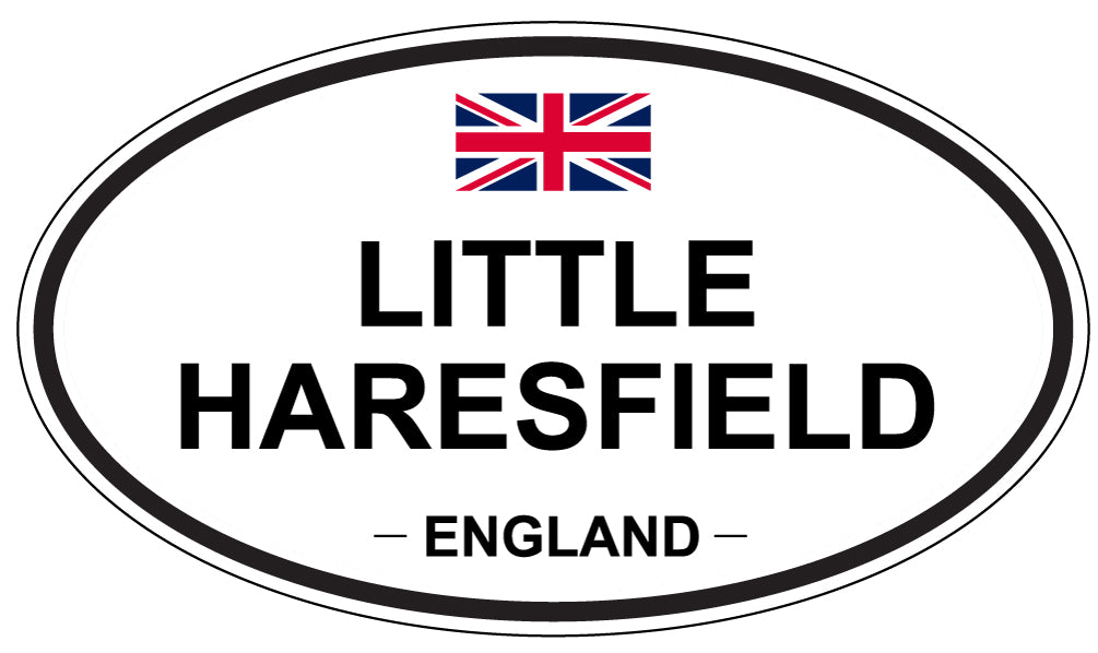 LITTLE HARESFIELD, England - Oval Magnet