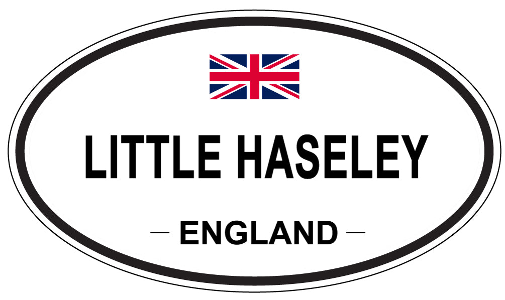 LITTLE HASELEY, England - Oval Magnet