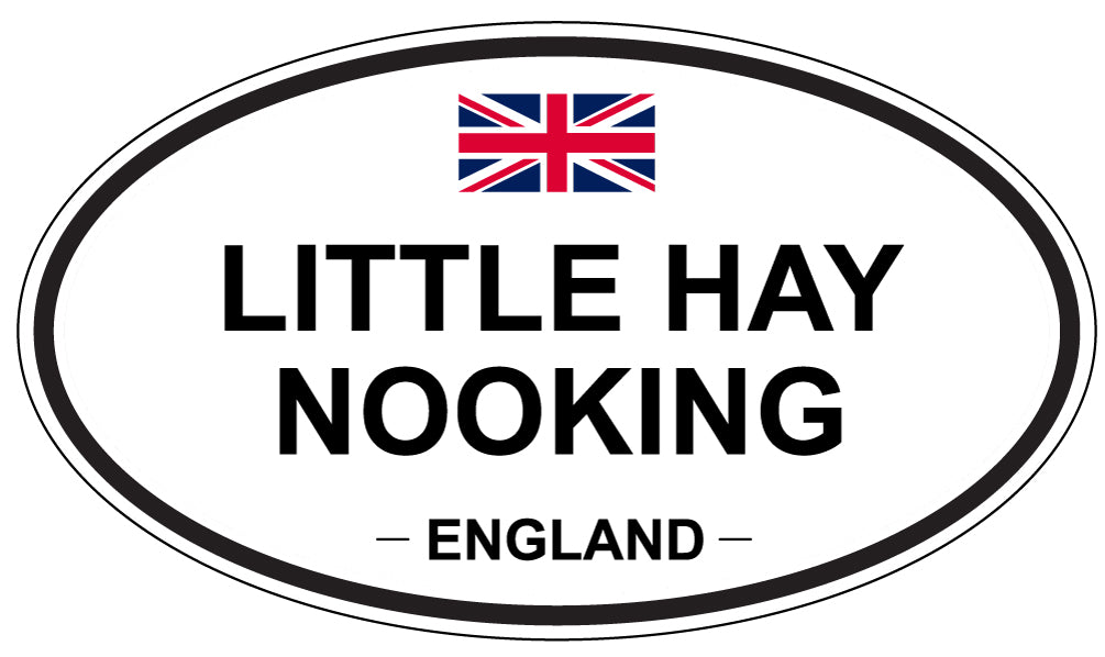 LITTLE HAY NOOKING, England - Oval Magnet