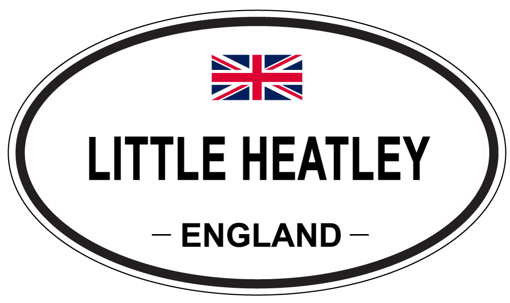 LITTLE HEATLEY, England - Oval Magnet