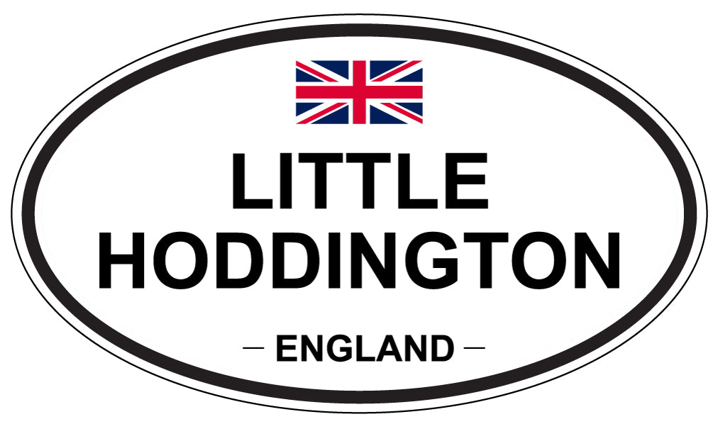 LITTLE HODDINGTON, England - Oval Magnet