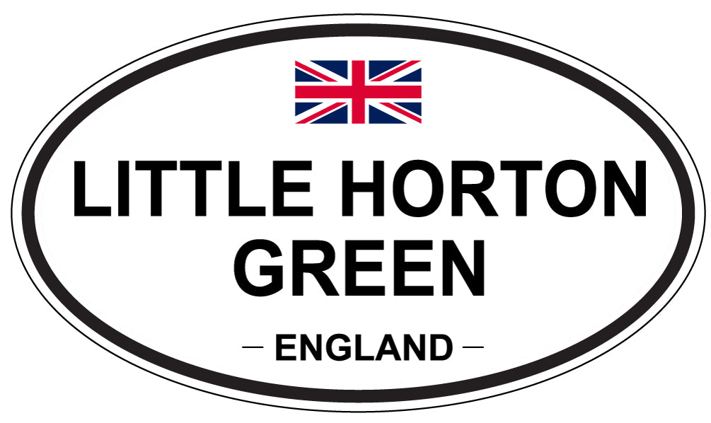 LITTLE HORTON GREEN, England - Oval Magnet