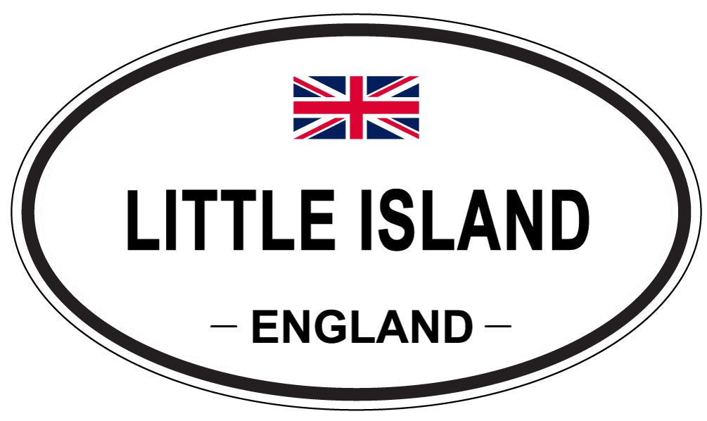 LITTLE ISLAND, England - Oval Magnet