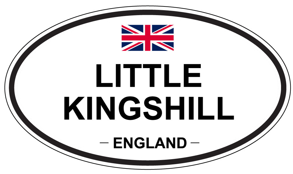 LITTLE KINGSHILL, ENGLAND - Oval Sticker