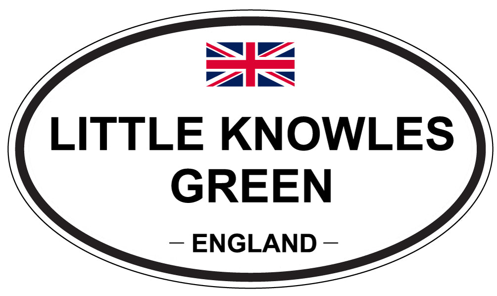 LITTLE KNOWLES GREEN, England - Oval Magnet