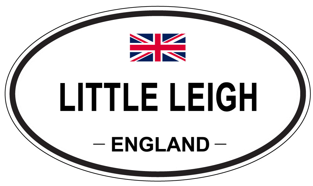 LITTLE LEIGH, England - Oval Magnet