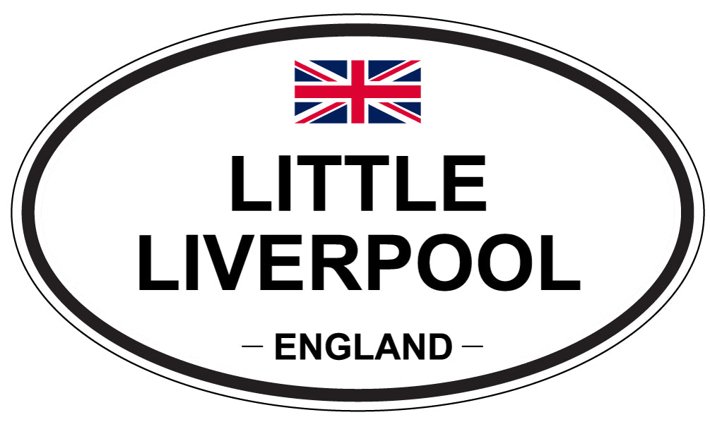 LITTLE LIVERPOOL, ENGLAND - Oval Sticker