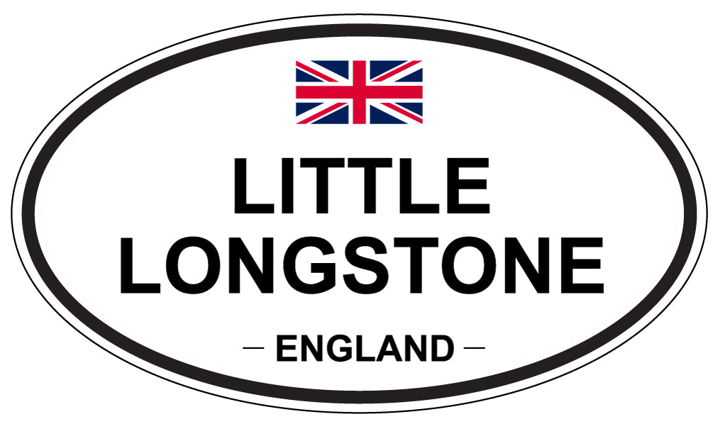 LITTLE LONGSTONE, ENGLAND - Oval Sticker