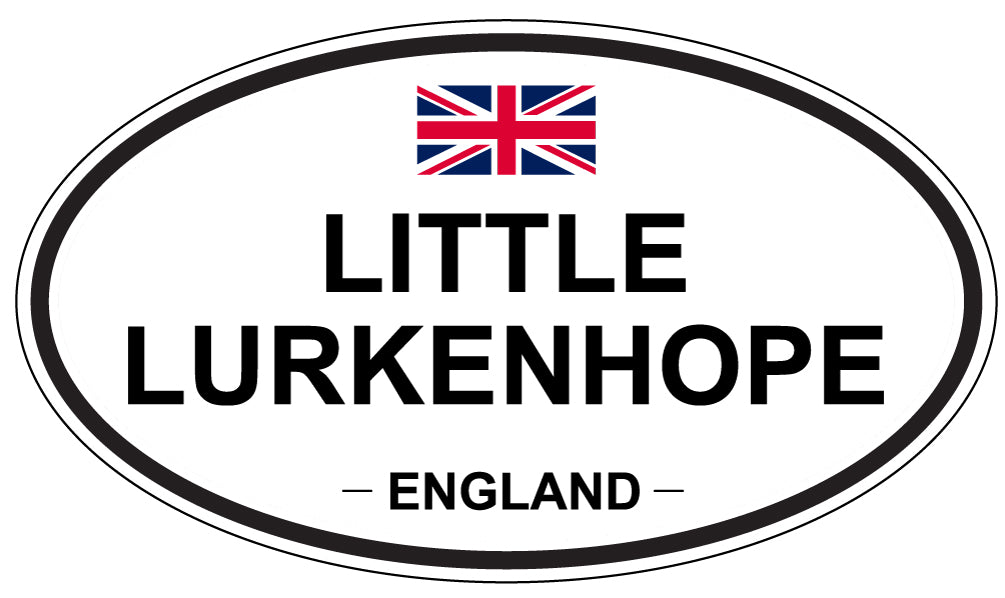 LITTLE LURKENHOPE, England - Oval Magnet