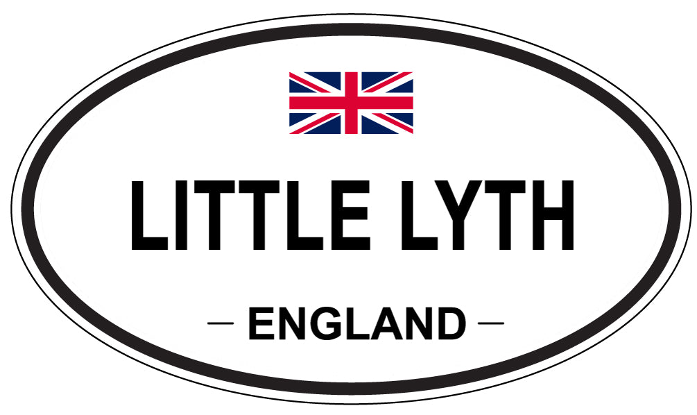 LITTLE LYTH, ENGLAND - Oval Sticker