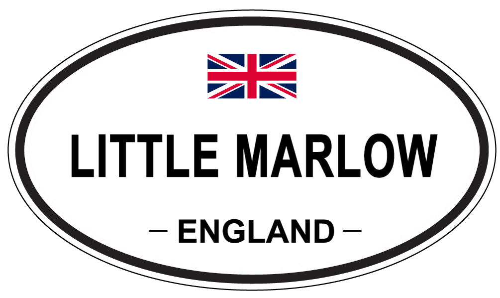 LITTLE MARLOW, ENGLAND - Oval Sticker