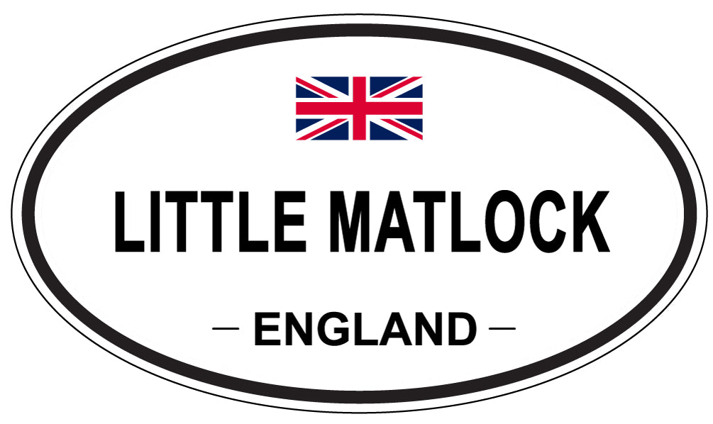 LITTLE MATLOCK, England - Oval Magnet