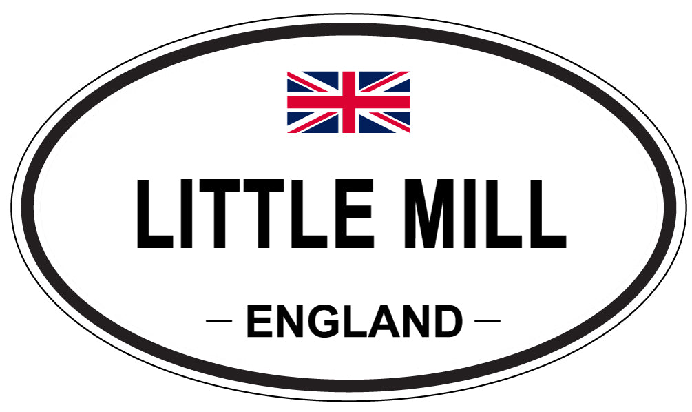 LITTLE MILL, England - Oval Magnet