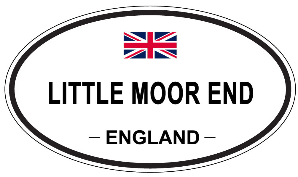 LITTLE MOOR END, ENGLAND - Oval Sticker