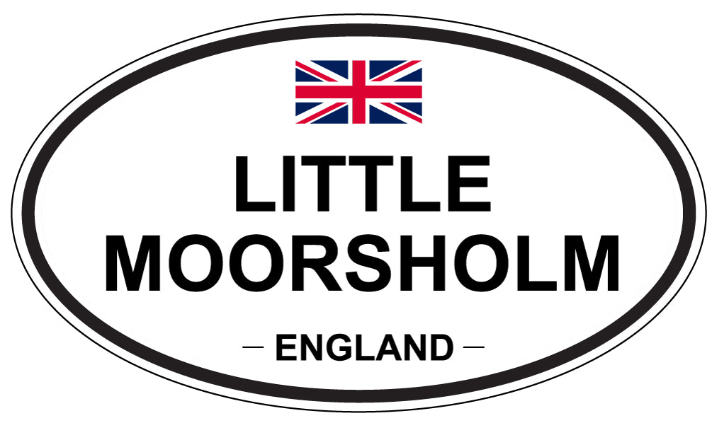 LITTLE MOORSHOLM, England - Oval Magnet