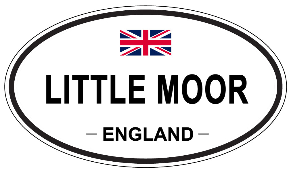 LITTLE MOOR, England - Oval Magnet