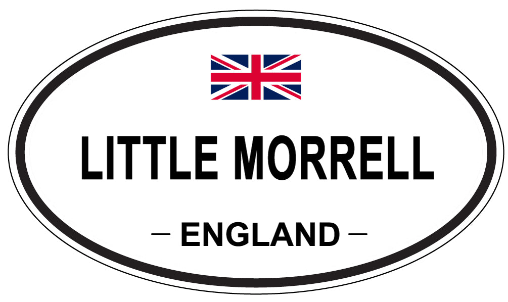 LITTLE MORRELL, ENGLAND - Oval Sticker