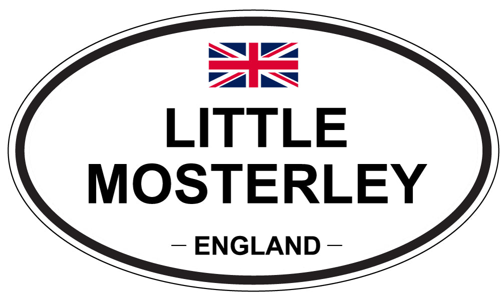 LITTLE MOSTERLEY, England - Oval Magnet