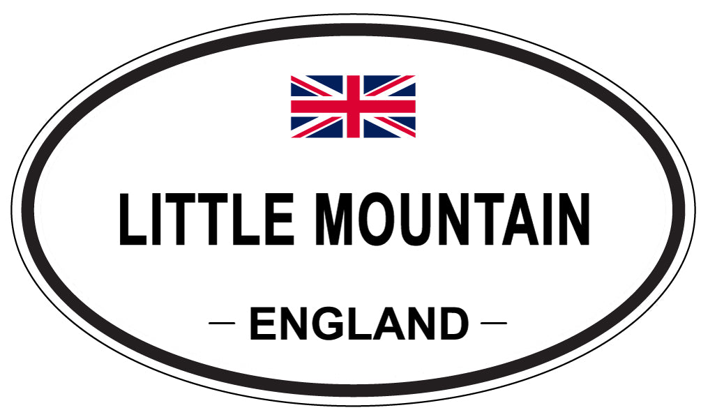 LITTLE MOUNTAIN, England - Oval Magnet