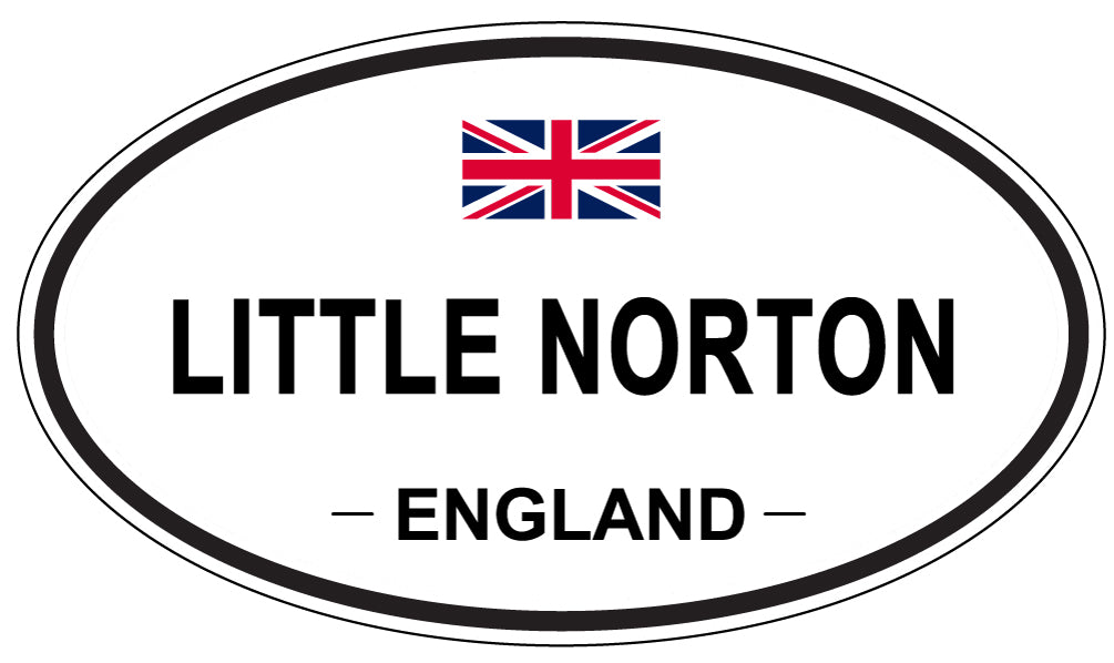 LITTLE NORTON, England - Oval Magnet