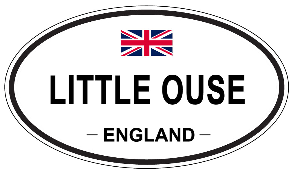 LITTLE OUSE, England - Oval Magnet