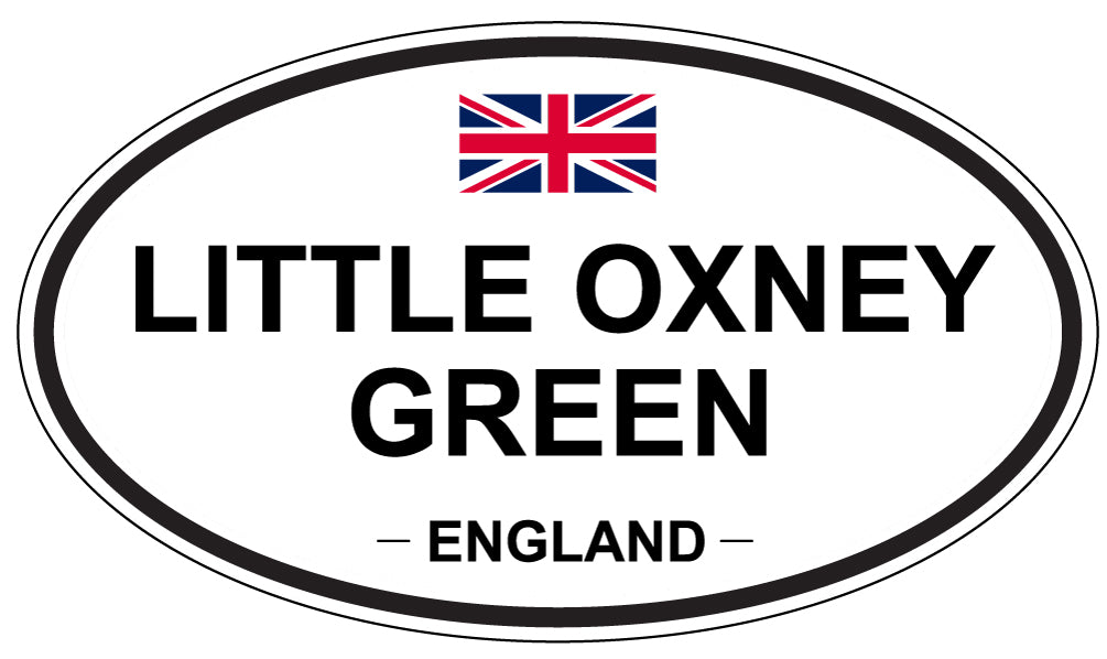 LITTLE OXNEY GREEN, ENGLAND - Oval Sticker
