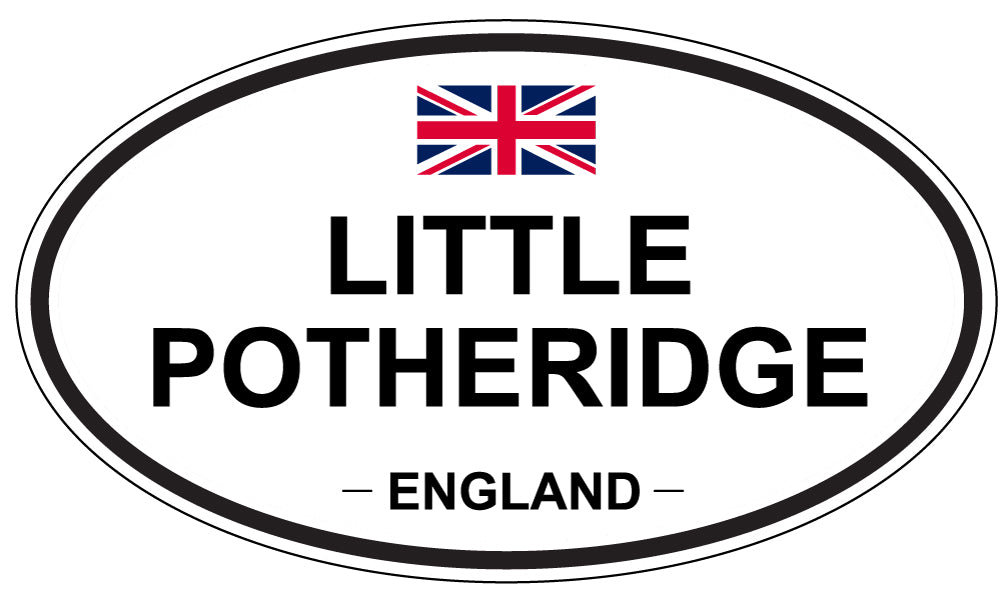 LITTLE POTHERIDGE, ENGLAND - Oval Sticker