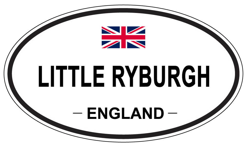 LITTLE RYBURGH, England - Oval Magnet
