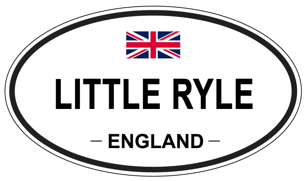 LITTLE RYLE, ENGLAND - Oval Sticker