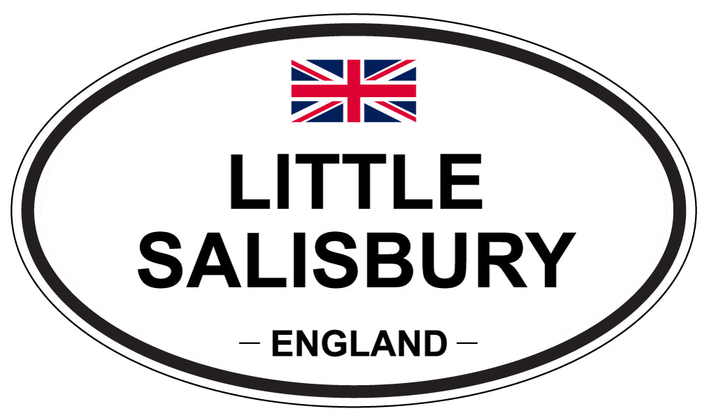 LITTLE SALISBURY, ENGLAND - Oval Sticker