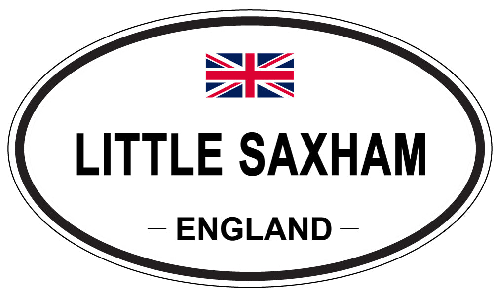 LITTLE SAXHAM, England - Oval Magnet