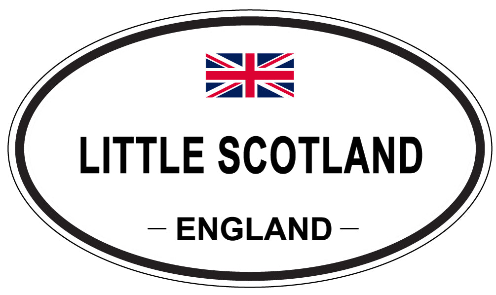LITTLE SCOTLAND, England - Oval Magnet
