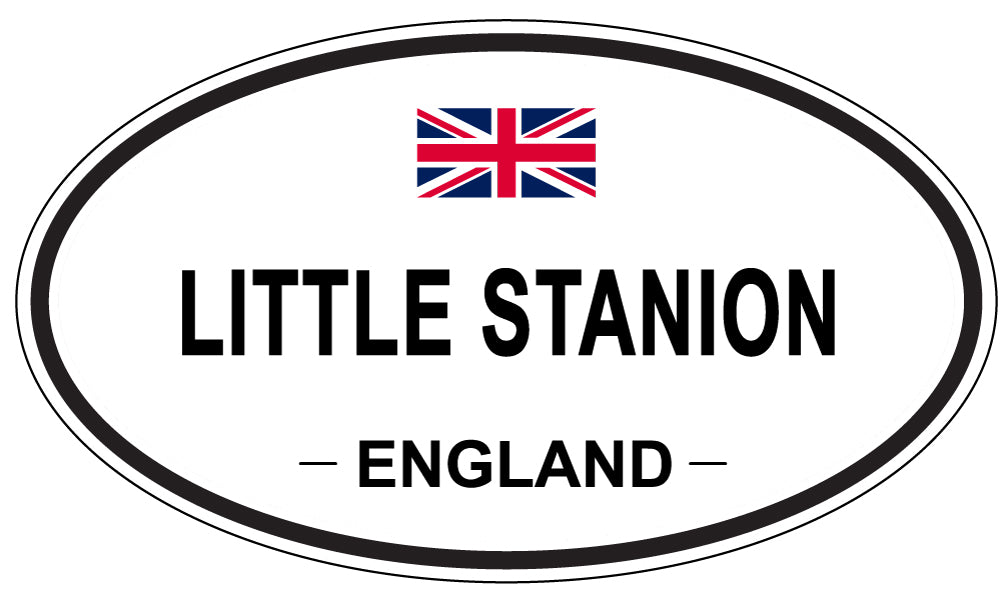 LITTLE STANION, England - Oval Magnet