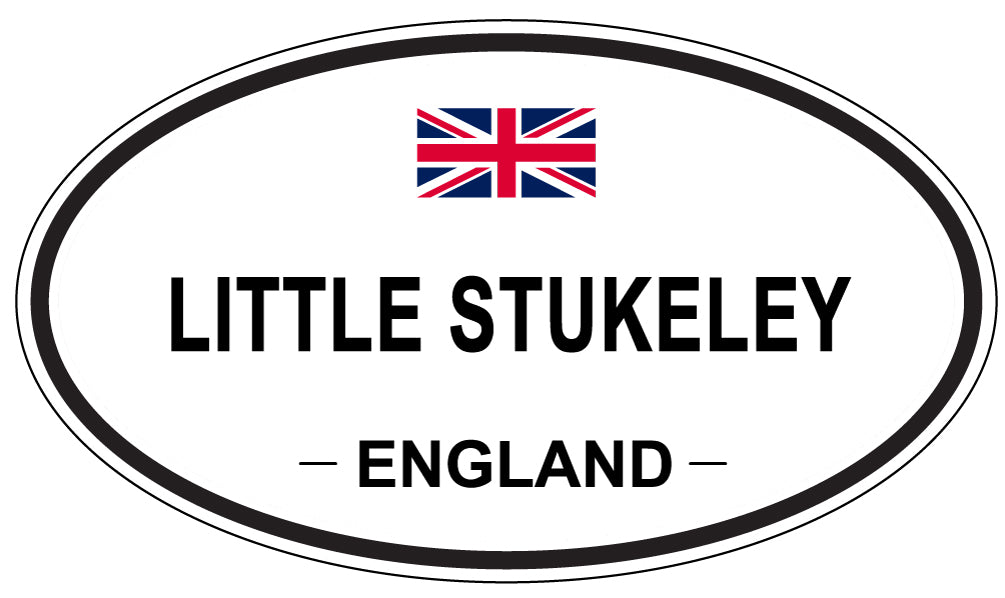LITTLE STUKELEY, ENGLAND - Oval Sticker