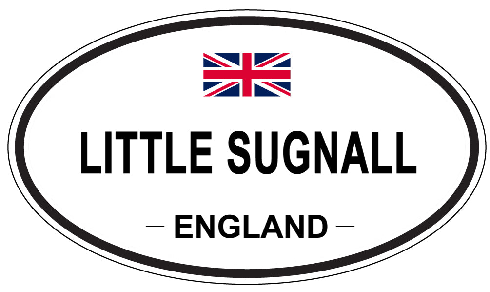 LITTLE SUGNALL, ENGLAND - Oval Sticker