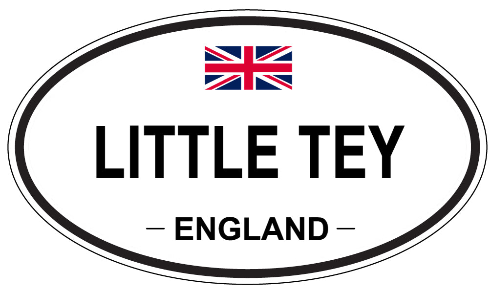 LITTLE TEY, England - Oval Magnet