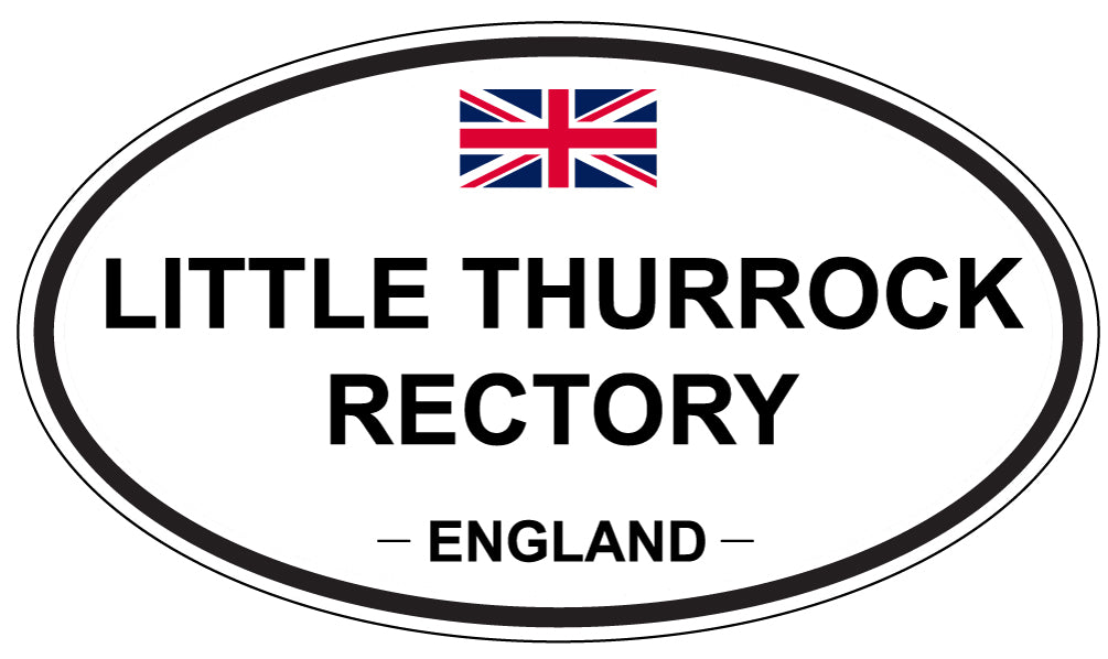 LITTLE THURROCK RECTORY, ENGLAND - Oval Sticker