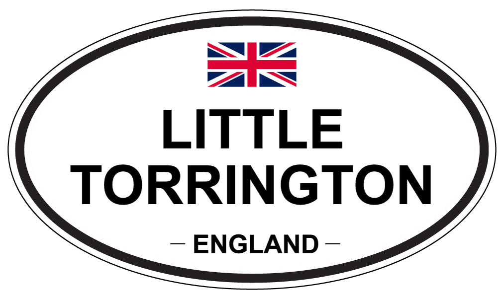 LITTLE TORRINGTON, ENGLAND - Oval Sticker