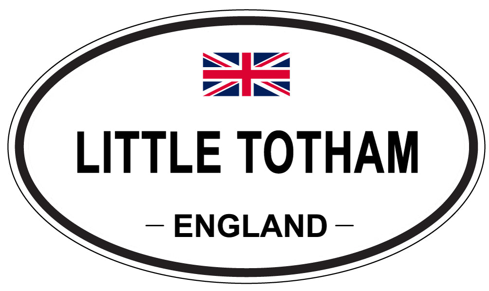 LITTLE TOTHAM, ENGLAND - Oval Sticker
