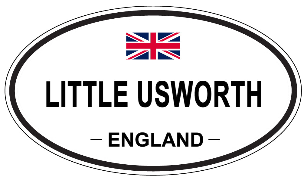 LITTLE USWORTH, England - Oval Magnet